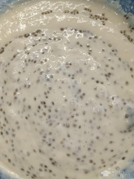 Рецепт: Пирог в мультиварке - С кефиром, чиа, замороженными фруктами и протеином Рецепт: Пирог в мультиварке - С кефиром, чиа, замороженными фруктами и протеином