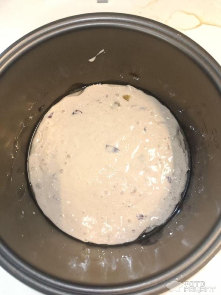 Рецепт: Пирог в мультиварке - С кефиром, чиа, замороженными фруктами и протеином Рецепт: Пирог в мультиварке - С кефиром, чиа, замороженными фруктами и протеином