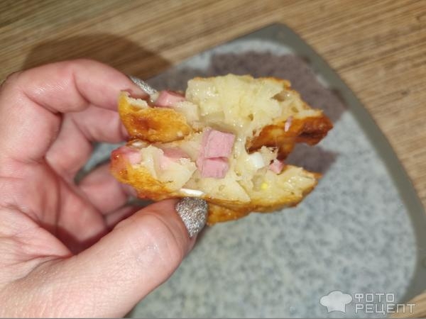 Рецепт: Пирожки ленивые жареные - Или ленивые пирожки или сложные оладьи