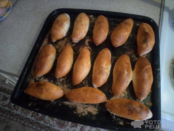 Рецепт: Пирожки с луком зеленым и яйцом печеные - По-домашнему Рецепт: Пирожки с луком зеленым и яйцом печеные - По-домашнему