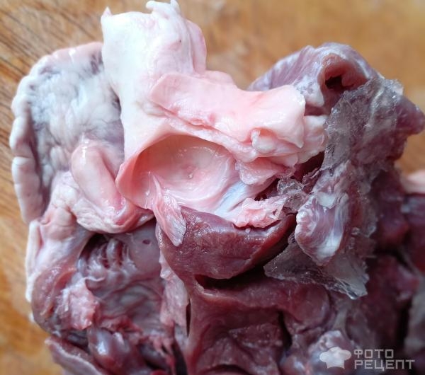 Рецепт: Пирожки с начинкой из свиного сердца - В духовке с жареным луком