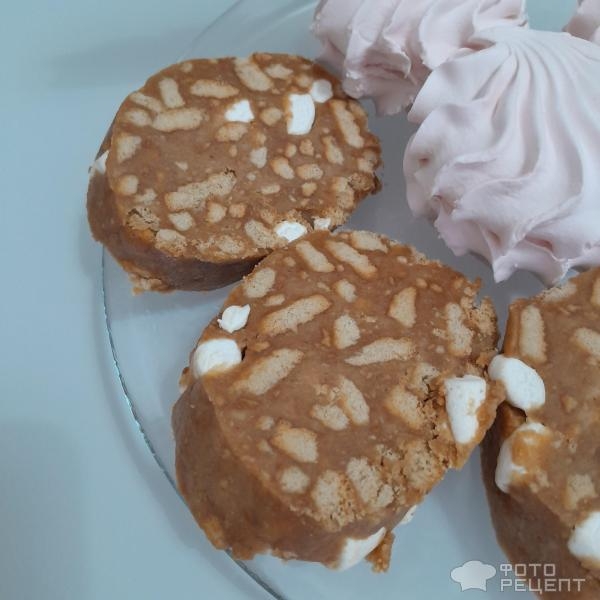 Рецепт: Пирожное "Чайное" - Десерт на скорую руку без выпечки, десерт из советского детства, из печенья с добавлением суфле. Рецепт: Пирожное "Чайное" - Десерт на скорую руку без выпечки, десерт из советского детства, из печенья с добавлением суфле.