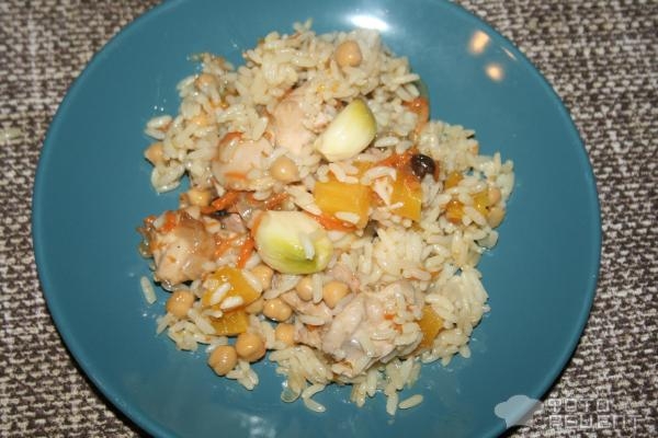 Рецепт: Плов на любителя - С нутом и тыквой Рецепт: Плов на любителя - С нутом и тыквой