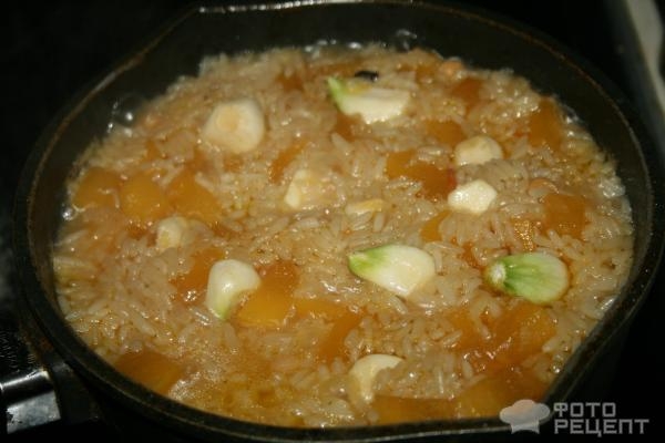 Рецепт: Плов на любителя - С нутом и тыквой Рецепт: Плов на любителя - С нутом и тыквой