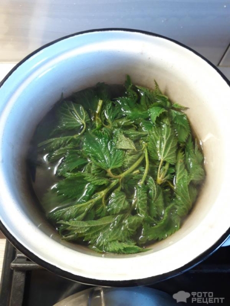 Рецепт: Полезный завтрак - со свежей крапивой! Рецепт: Полезный завтрак - со свежей крапивой!