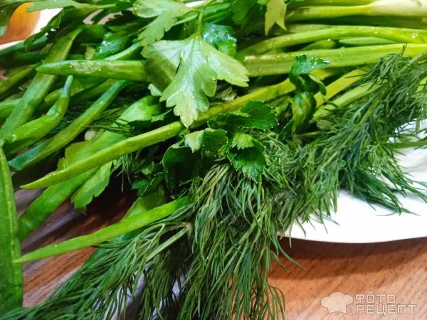 Рецепт: Постный овощной салат - с квашеной капустой