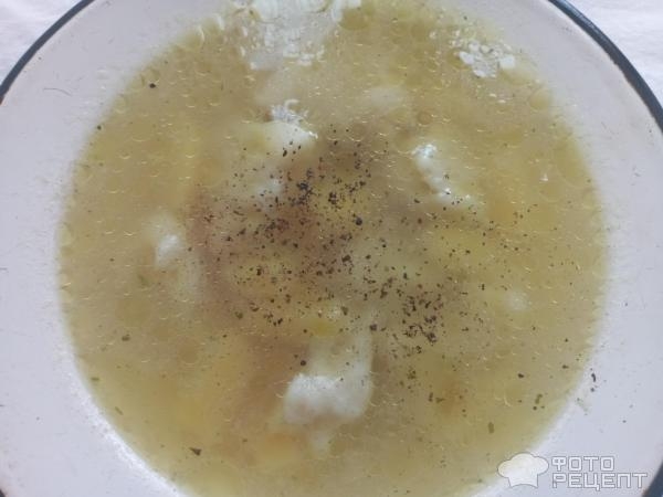 Рецепт: Постный суп за 15 минут - С клецками на крутом тесте без яиц Рецепт: Постный суп за 15 минут - С клецками на крутом тесте без яиц