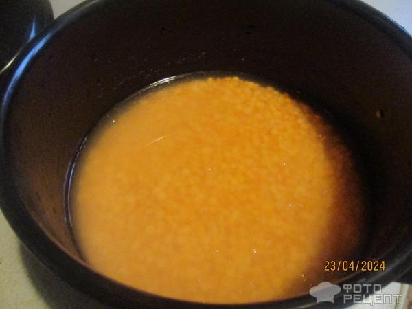 Рецепт: Постный сыр - из красной чечевицы Рецепт: Постный сыр - из красной чечевицы