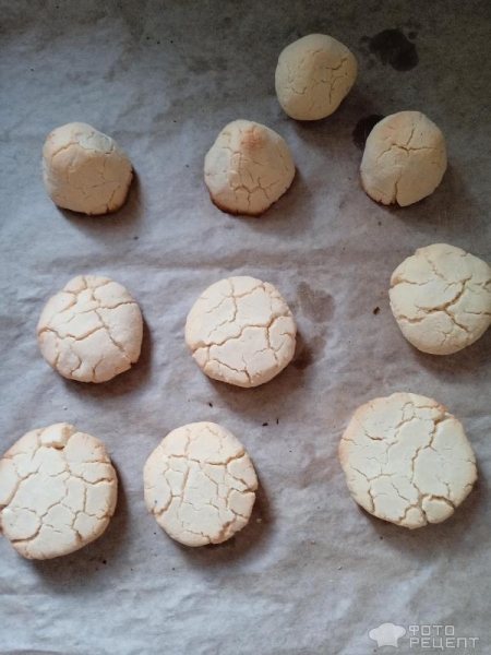 Рецепт: ПП печенье - Печенье без глютена "Кокосовое"- быстрое, вкусное, ароматное