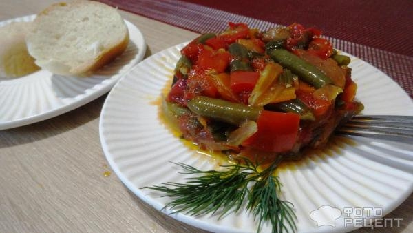 Рецепт: Рагу из замороженных овощей - Сочное, вкусное блюдо.