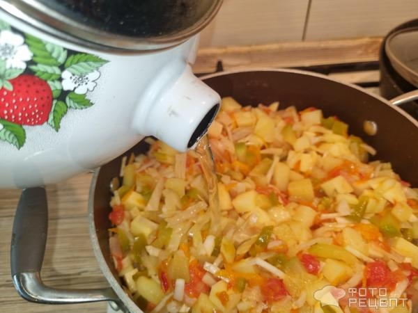 Рецепт: Рагу овощное - Каждый день я есть могу очень вкусное рагу