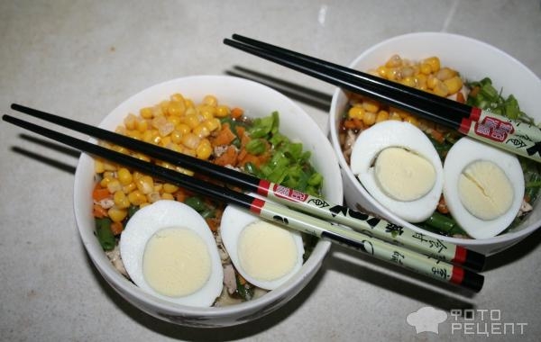 Рецепт: Рамэн - блюдо-конструктор Рецепт: Рамэн - блюдо-конструктор