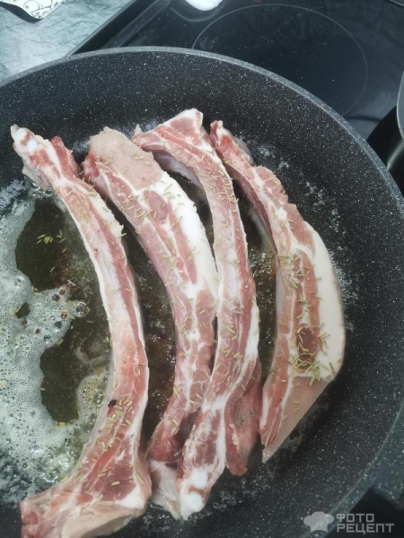 Рецепт: Ребра свиные - В духовке Рецепт: Ребра свиные - В духовке