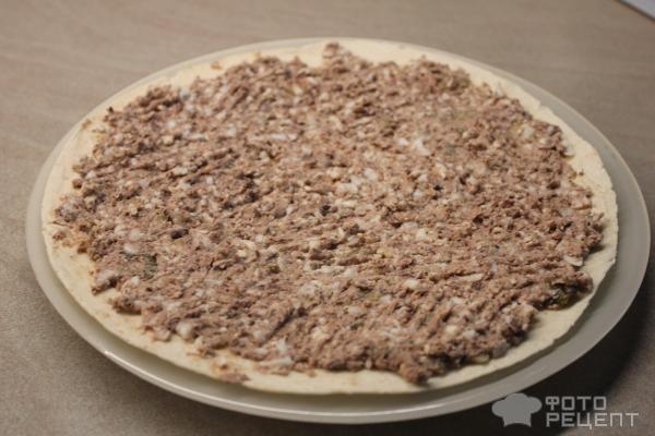 Рецепт: Ролл из лаваша - с тунцом Рецепт: Ролл из лаваша - с тунцом