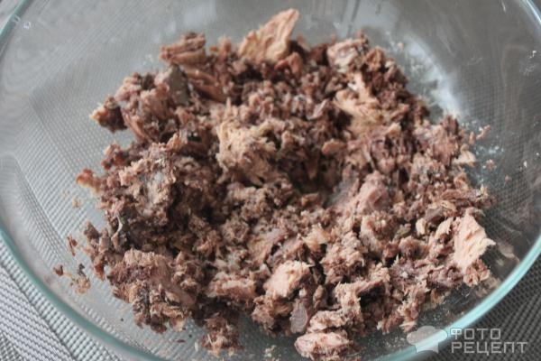 Рецепт: Ролл из лаваша - с тунцом Рецепт: Ролл из лаваша - с тунцом