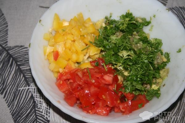 Рецепт: Ролл с курицей - на манер буррито Рецепт: Ролл с курицей - на манер буррито