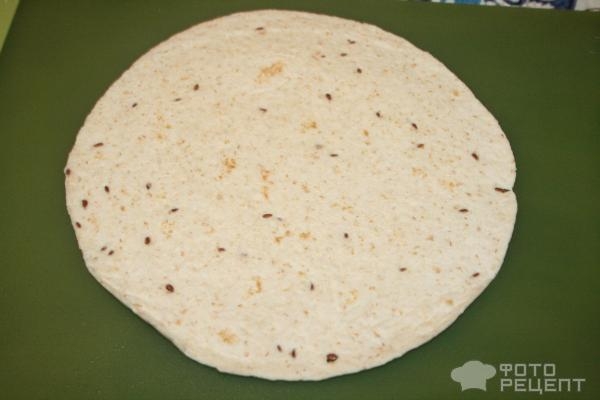 Рецепт: Ролл с курицей - на манер буррито Рецепт: Ролл с курицей - на манер буррито