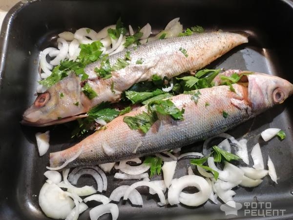 Рецепт: Рыба, запеченная с картошкой в духовке - "красноглазка по-домашнему" Рецепт: Рыба, запеченная с картошкой в духовке - "красноглазка по-домашнему"