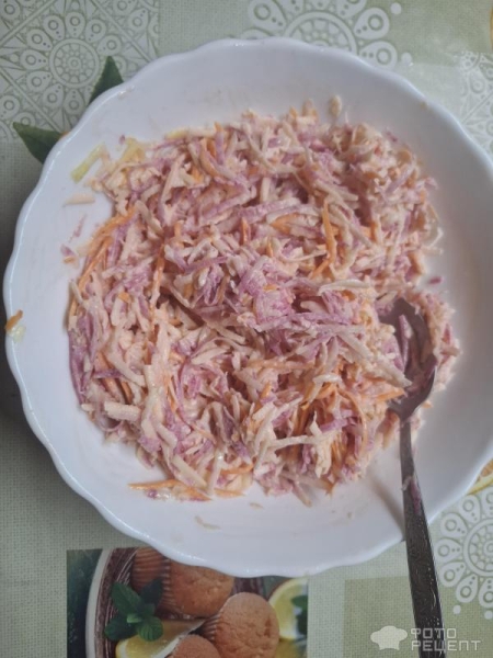 Рецепт: Салат из арбузной редьки - Готовлю с любовью.