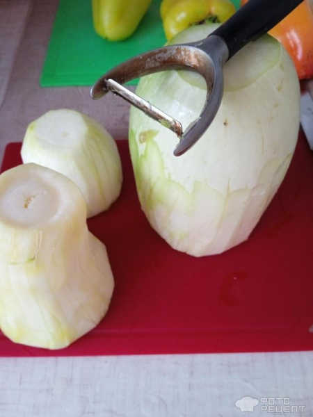 Рецепт: Салат из кабачков на зиму "Анкл Бенс" - Бюджетный по цене, готовится быстро, съедается в первую очередь Рецепт: Салат из кабачков на зиму "Анкл Бенс" - Бюджетный по цене, готовится быстро, съедается в первую очередь