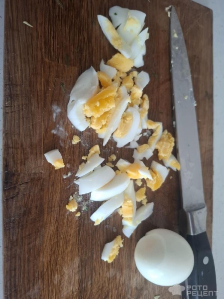 Рецепт: Салат из капусты с зеленью и яйцом - Готовлю с любовью. Рецепт: Салат из капусты с зеленью и яйцом - Готовлю с любовью.