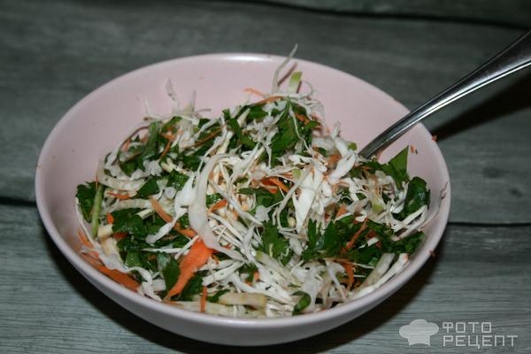 Рецепт: Салат из корнеплодов - С молодой капустой Рецепт: Салат из корнеплодов - С молодой капустой