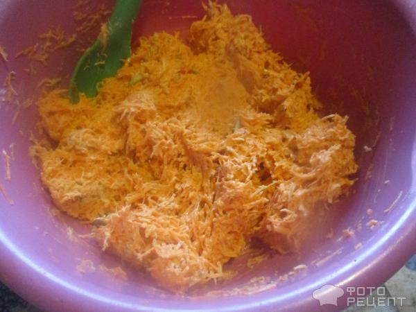 Рецепт: Салат из моркови с хреном - заправка из майонеза с хреном Рецепт: Салат из моркови с хреном - заправка из майонеза с хреном