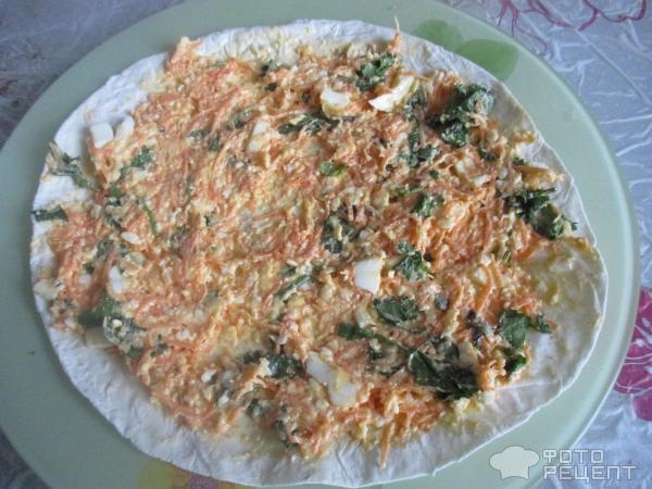 Рецепт: Салат из моркови с сыром и чесноком - и с яйцами