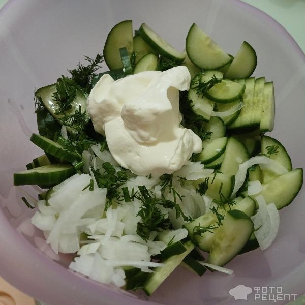 Рецепт: Салат из огурцов - Когда простое блюдо - самое любимое и самое вкусное на свете!:) Рецепт: Салат из огурцов - Когда простое блюдо - самое любимое и самое вкусное на свете!:)