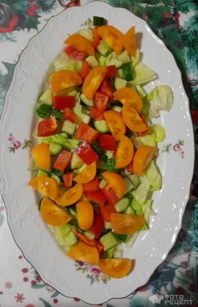 Рецепт: Салат из перца сладкого и брынзы - С вялеными помидорами Рецепт: Салат из перца сладкого и брынзы - С вялеными помидорами