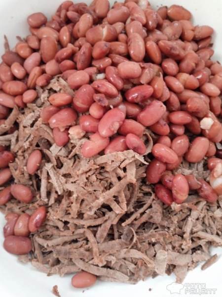 Рецепт: Салат из свиной печени - Вкусный и сытный салат " Джаз" Рецепт: Салат из свиной печени - Вкусный и сытный салат " Джаз"