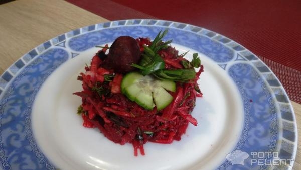 Рецепт: Салат из сырой свеклы и моркови - Простой , вкусный салат . Рецепт: Салат из сырой свеклы и моркови - Простой , вкусный салат .