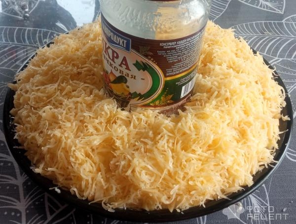 Рецепт: Салат "Малахитовый браслет" - Слоёный Рецепт: Салат "Малахитовый браслет" - Слоёный