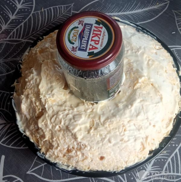 Рецепт: Салат "Малахитовый браслет" - Слоёный Рецепт: Салат "Малахитовый браслет" - Слоёный