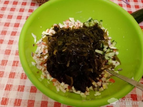 Рецепт: Салат "Море" - По-домашнему