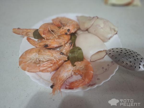 Рецепт: Салат Морской с креветками - Готовлю с любовью.