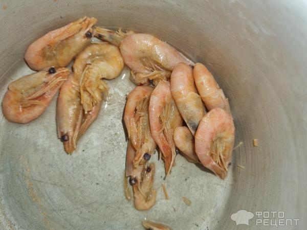 Рецепт: Салат Морской с креветками - С двумя видами икры