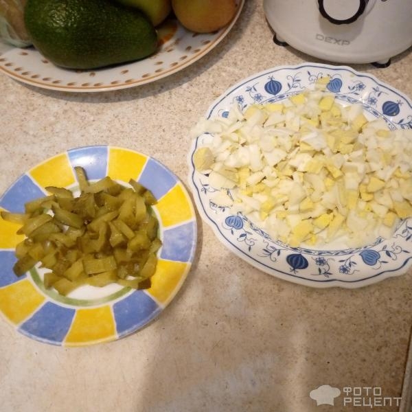 Рецепт: Салат "Принц" - По-домашнему Рецепт: Салат "Принц" - По-домашнему