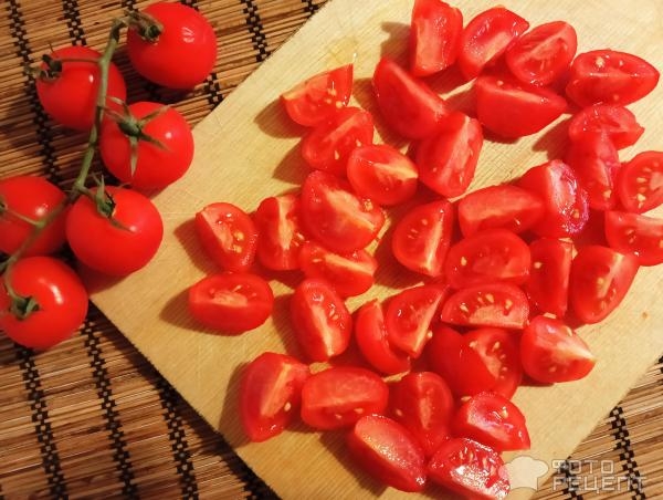 Рецепт: Салат с фасолью - С сухариками