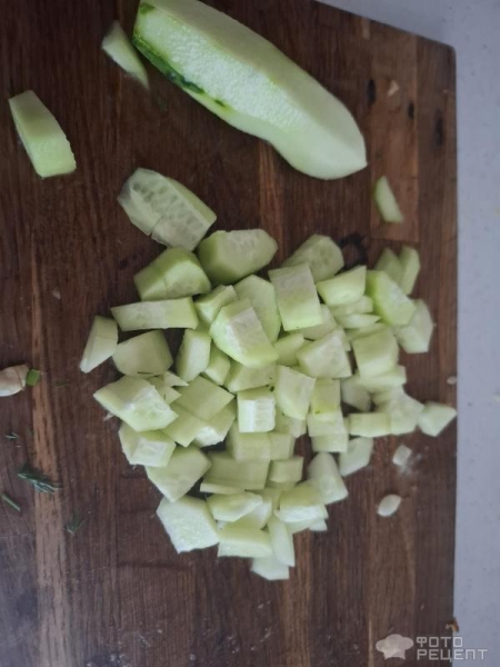 Рецепт: Салат с капустой, огурцами - Готовлю с любовью Рецепт: Салат с капустой, огурцами - Готовлю с любовью