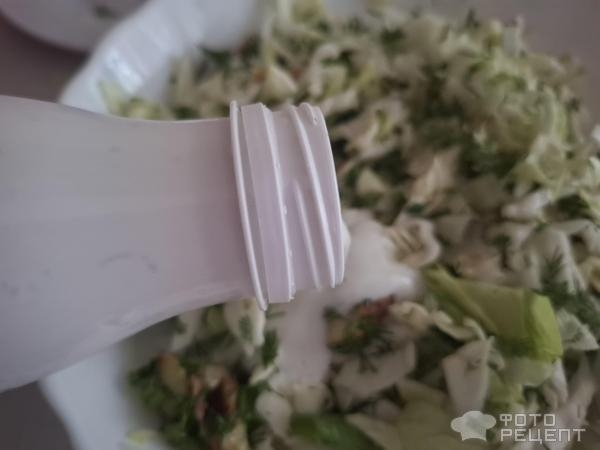 Рецепт: Салат с капустой, огурцами - Готовлю с любовью Рецепт: Салат с капустой, огурцами - Готовлю с любовью