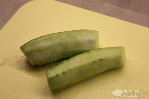 Рецепт: Салат с консервированной форелью - с огурцом и картофелем Рецепт: Салат с консервированной форелью - с огурцом и картофелем