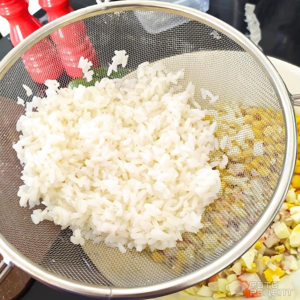 Рецепт: Салат с крабовыми палочками - Салат, вкусно, несложно, по домашнему