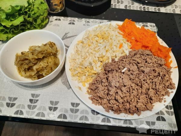 Рецепт: Салат с куриной печенью - C майонезом. Рецепт: Салат с куриной печенью - C майонезом.