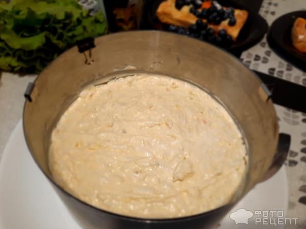 Рецепт: Салат с куриной печенью - C майонезом. Рецепт: Салат с куриной печенью - C майонезом.