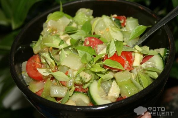 Рецепт: Салат с паровыми кабачками - хит осеннего сезона Рецепт: Салат с паровыми кабачками - хит осеннего сезона