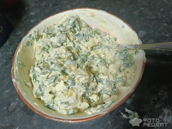 Рецепт: Салат с щавелем, картошкой, яйцами, зеленым луком и горчицей - Заправленный майонезом, сметаной и горчицей Рецепт: Салат с щавелем, картошкой, яйцами, зеленым луком и горчицей - Заправленный майонезом, сметаной и горчицей