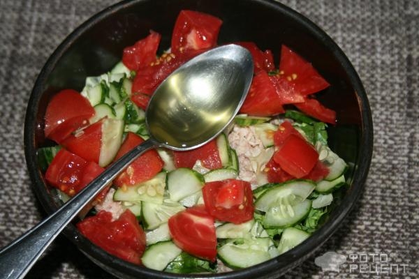 Рецепт: Салат с тунцом и вареными яйцами - Очень легкий и быстрый в приготовлении Рецепт: Салат с тунцом и вареными яйцами - Очень легкий и быстрый в приготовлении