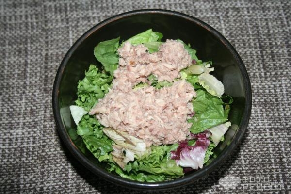 Рецепт: Салат с тунцом и вареными яйцами - Очень легкий и быстрый в приготовлении Рецепт: Салат с тунцом и вареными яйцами - Очень легкий и быстрый в приготовлении