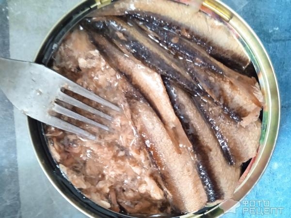 Рецепт: Салат "Ваня Кучерявый" - Со шпротами